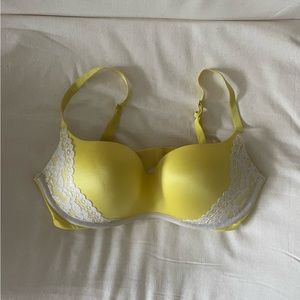 Victoria’s Secret 34D Yellow Balconette Bra
